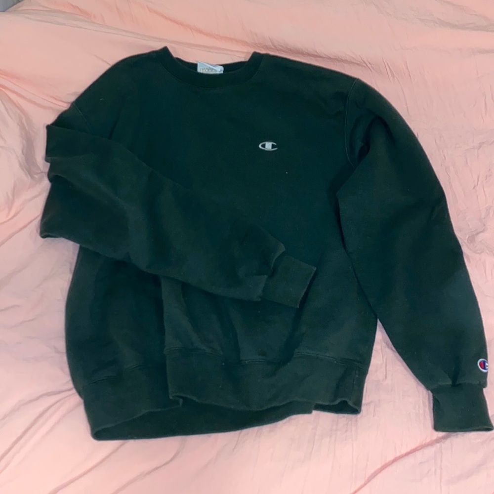 Dark Green Champion Sweatshirt